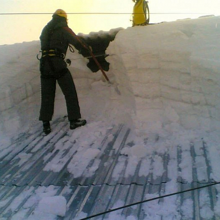 Уборка снега цена в Казани